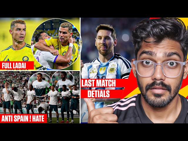 Ronaldo FIGHT in Match, Leo Messi Farewell Match, Mbappe & Vinicius in BIG TROUBLE, JJ to Madrid