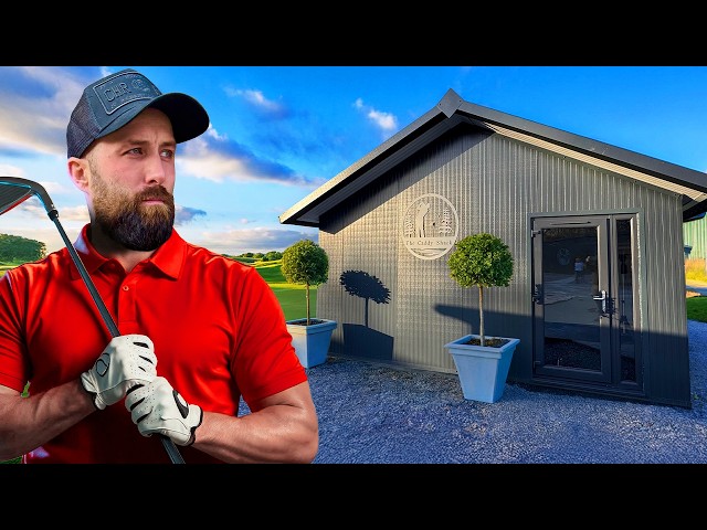 We Build A Garden Room Golf Sim In 5 Days | FULL BUILD