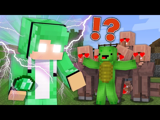JJ Became Emerald Herobrine ?!