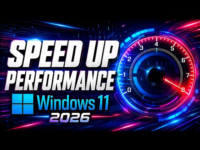 How to Speed Up Windows 11 for Faster Performance! (Best Settings) 2026