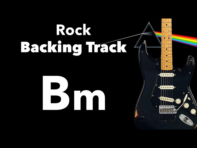 B Minor (Bm) Rock Backing Track for guitar | 64 Bpm | Pink Floyd - Comfortably Numb | #backingtrack