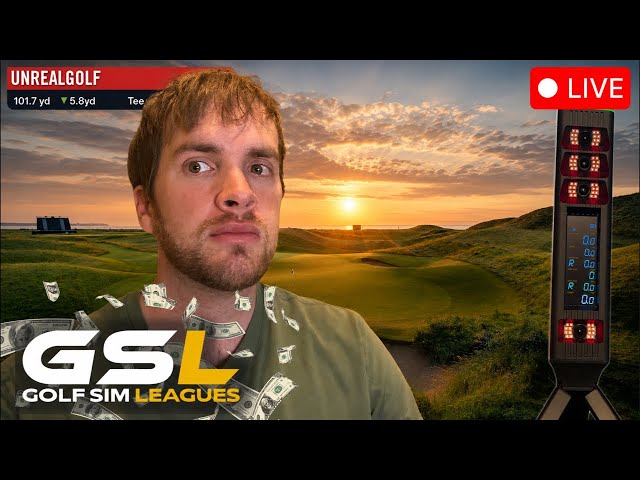 UNREAL GOLF LIVE! GSL Week 5 Can I Cash? 🤑