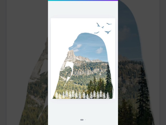 🔥 Canva Double Exposure Effect Tutorial | Step-by-Step Canva Photo Editing #canva #canvahacks #viral