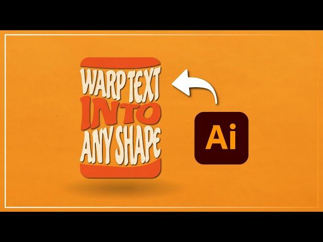 Warp Text Into Any Shape with Illustrator (Tips & Tricks) - #design