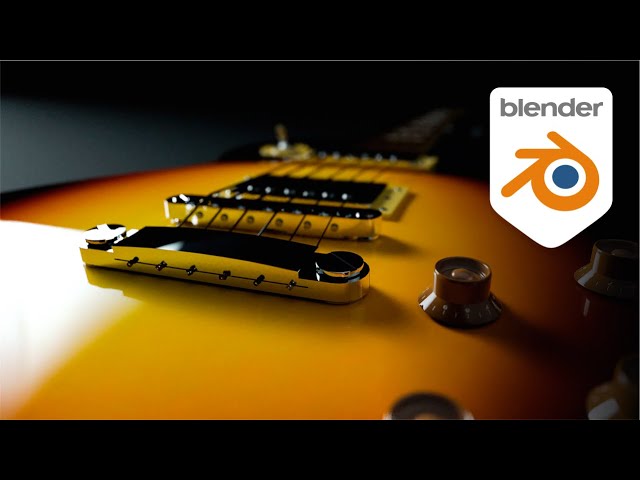 How to Model Guitar in Blender 3D