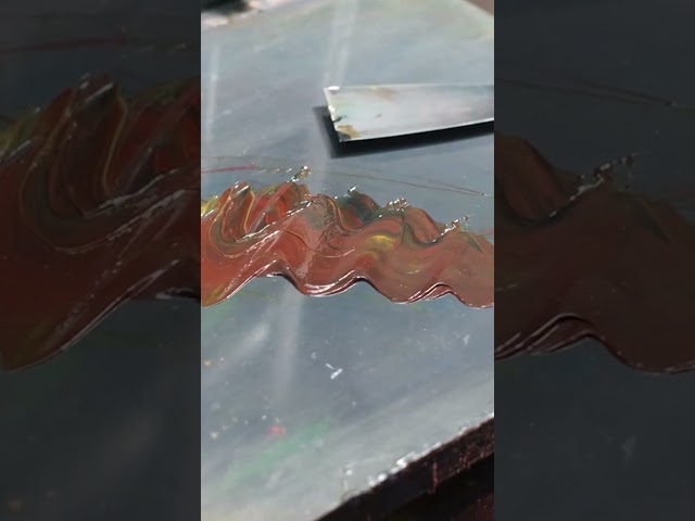 Colour Mixing ASMR | Pantone 7513  | Satisfying Letterpress Printing at Robert Smail’s