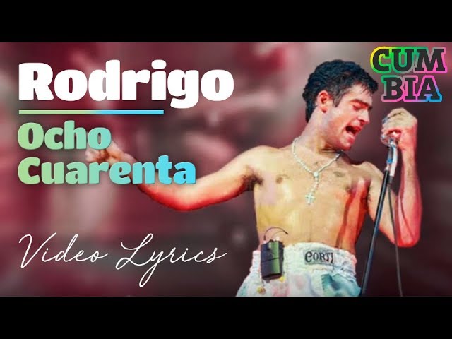 El Potro Rodrigo Bueno - Ocho cuarenta │Cuarteto del recuerdo [ VIDEO LYRIC 2018 ]