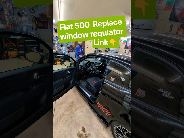 Link👉 FIAT 500⚒️ Window regulator Replacement 👉#fiat #fiat500 #fiatabarth #abarth #easy #fix #help