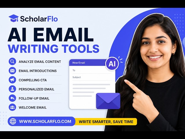 ScholarFlo AI Email Writing Tools | Analyze, Personalize & Generate Professional Emails