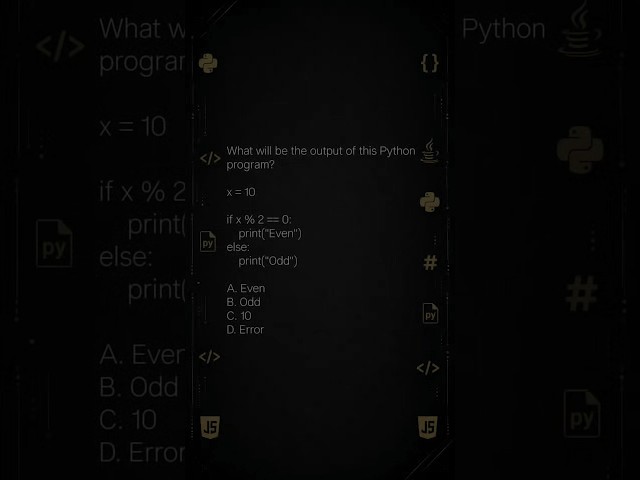 What will be the output? #python #coding #shorts #viral #java #program #language