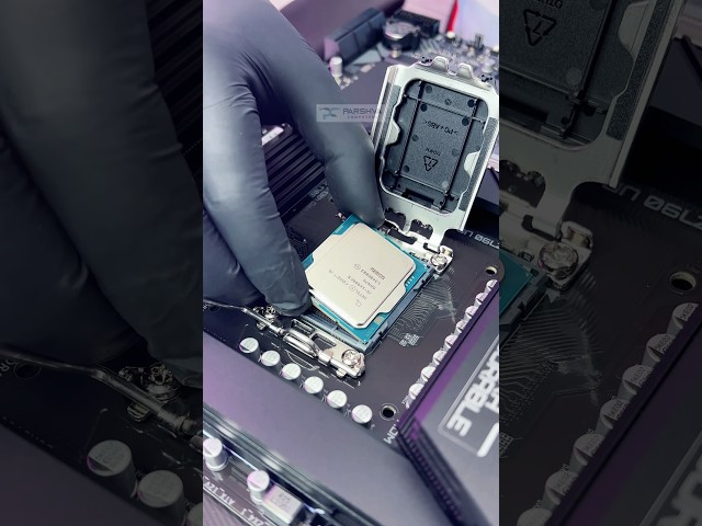 ASMR CPU installation l intel i9 14900ks Processor #shorts