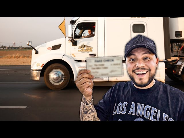 My First Morning on the Road as Owner Operator & My First Check