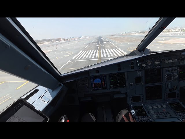A320neo Landing Dubai | 30L busy airspace POV until gate
