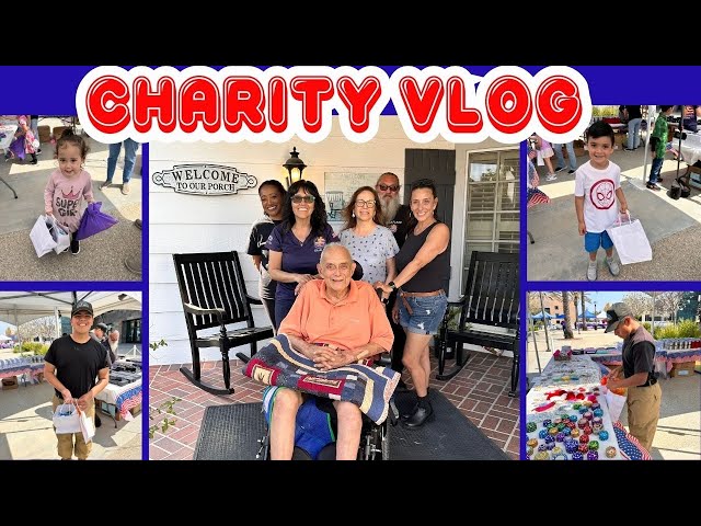 CHARITY VLOG LETS DO THIS | CHILDREN GIVING GIFTS | VET DELIVERY GET READY WITH ME | #charityday