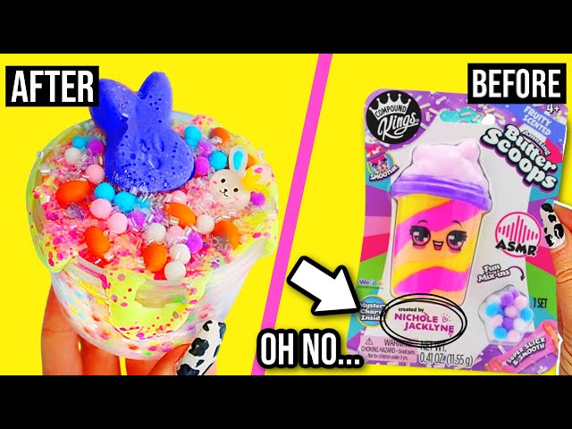 Extreme Slime Makeover of Nichole Jacklyne Store Bought Slime *awkward* Part 3