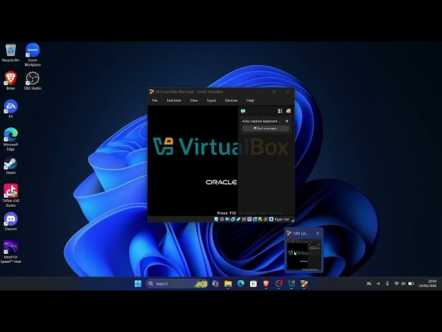 Instal Linux Mint di oracle virtual box (Sistem Operasi)