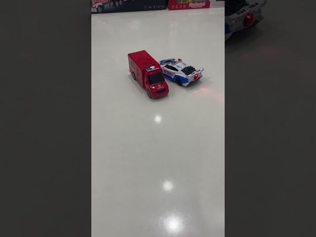 EPIC RC Police Car vs Fire Truck 🚔🔥 | ASMR Unboxing Battle #shorts