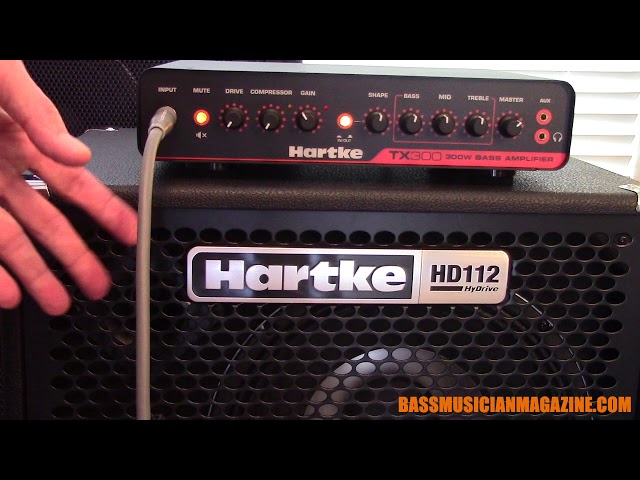 Bass Musician Magazine Reviews - Hartke TX300 Bass Amplifier