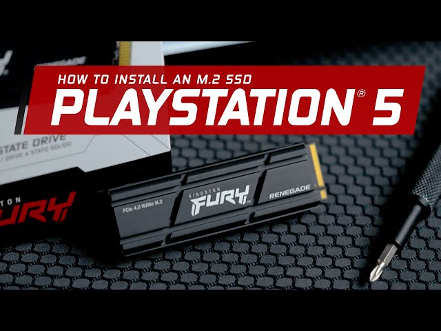 How to install an NVMe M.2 SSD in a PlayStation® 5