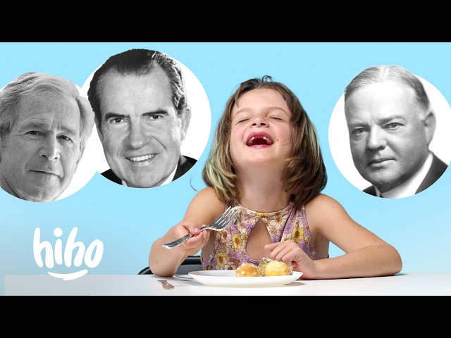 Kids Try Favorite Foods of U.S. Presidents | HiHo Kids