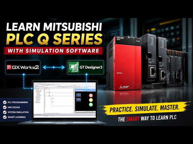 💡This is how I learned Mitsubishi Q Series PLC Programming FASTER without REAL hardware