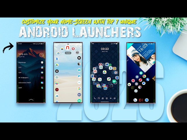 🔥 7 INSANE Android Launchers You NEED to Try in 2026! | Best Home Screen Apps