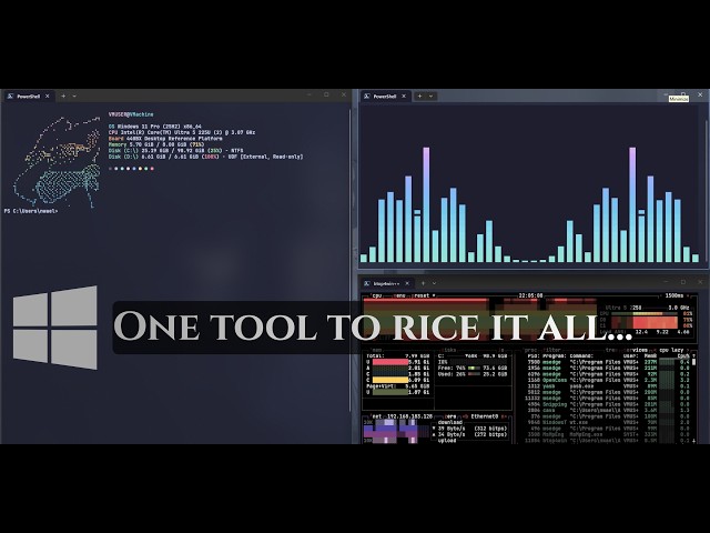 Ricing (Customizing) Windows has never been easier....