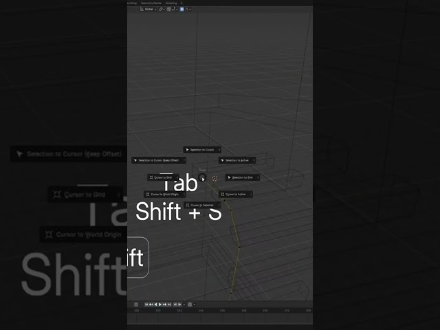 How to Model a Rope Ladder in Blender #3d #shorts