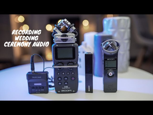 How I record audio during a wedding Ceremony