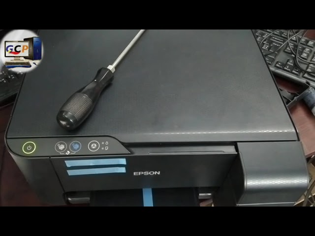 epson l3110 yellow cyen color not printing !