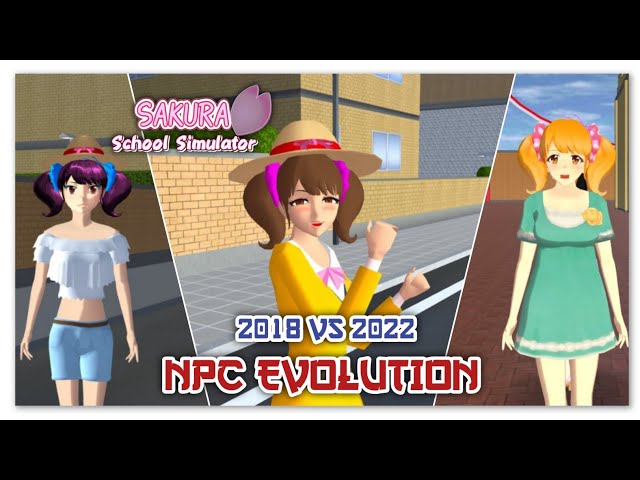 NPC Evolution | 2018 VS 2022 Comparison | Sakura School Simulator