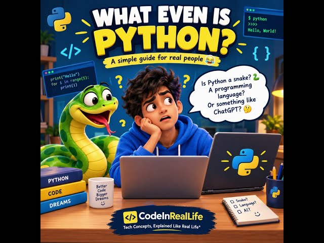 WHAT EVEN IS PYTHON? #ai #coding #python  #learnpython #programming #pythonforbeginners