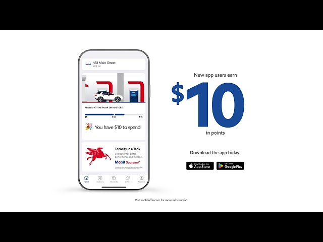Unlock rewards with the Exxon Mobil Rewards+TM program