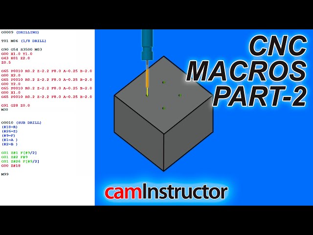 Programming CNC Macros - Part 2