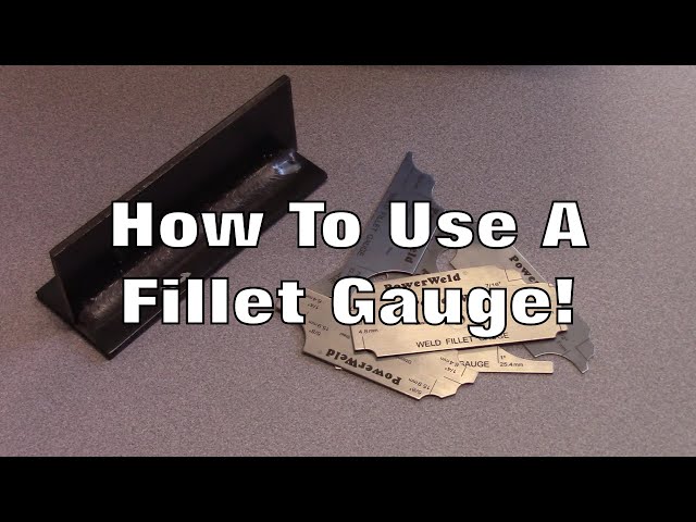 How To Measure A Fillet Weld!