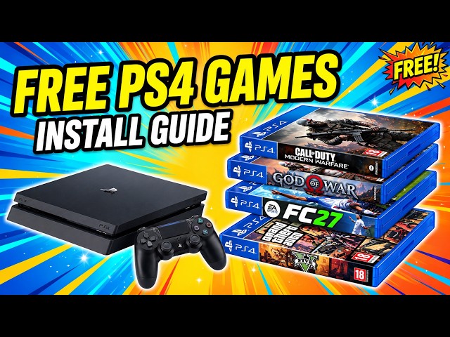 How to Install PS4 & PS5 games (FREE PS GAMES WEBSITE) | Complete Guide