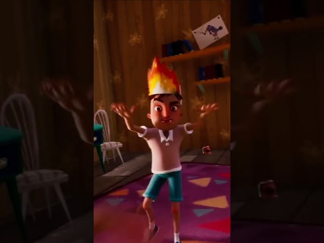 Playing FIREFIGHTERS in Hello Neighbor Hide & Seek! #shorts #helloneighbor