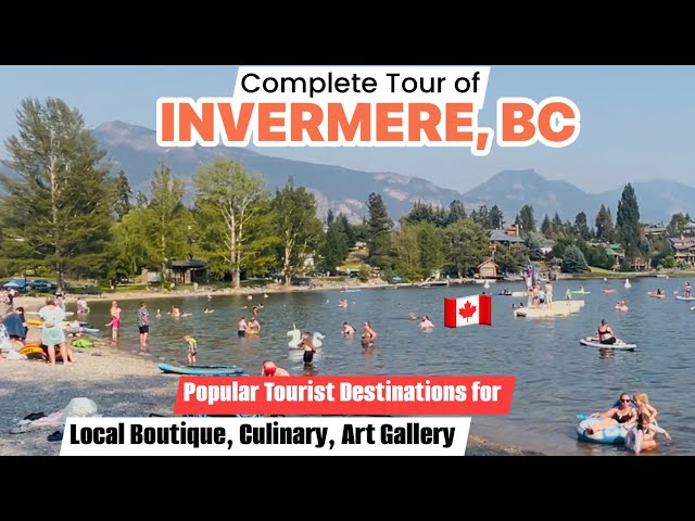 Invermere, BC, Canada | Popular beach town tourist destination for Calgary & BC | Kinsmen beach park