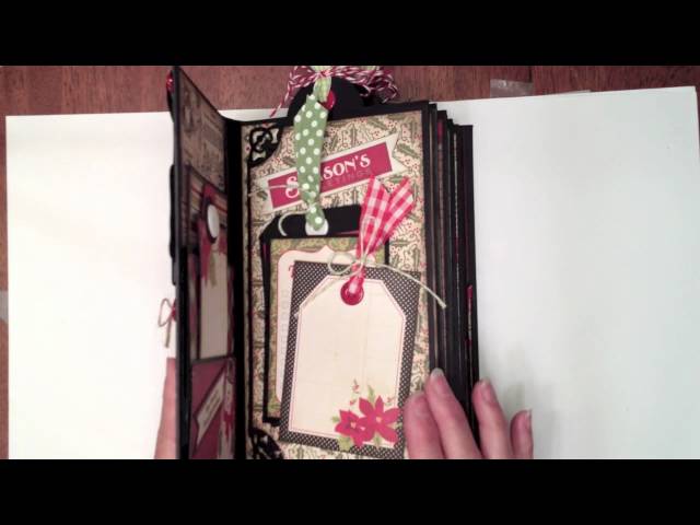 Vertical Paper Bag Mini Album Tutorial