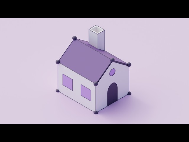 Model a Simple Isometric House In Blender - Series 4