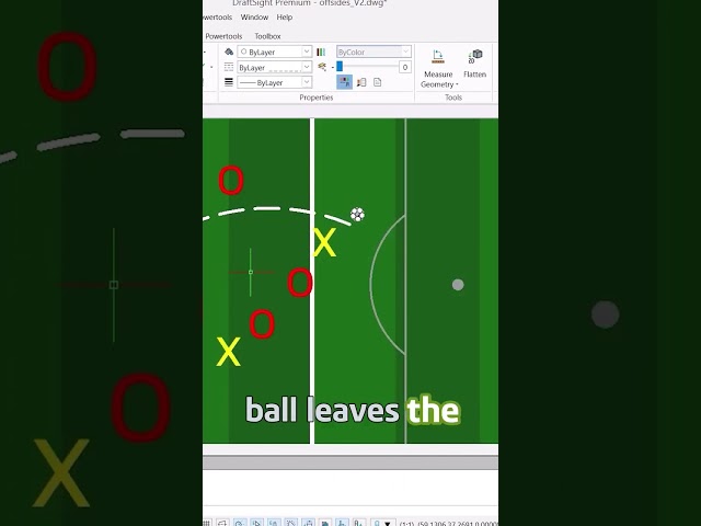 Can CAD Explain the Offside Rule? | DraftSight & Soccer Geometry ⚽
