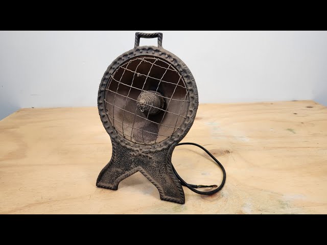 1920's Australian Antique Floor Heater Restoration