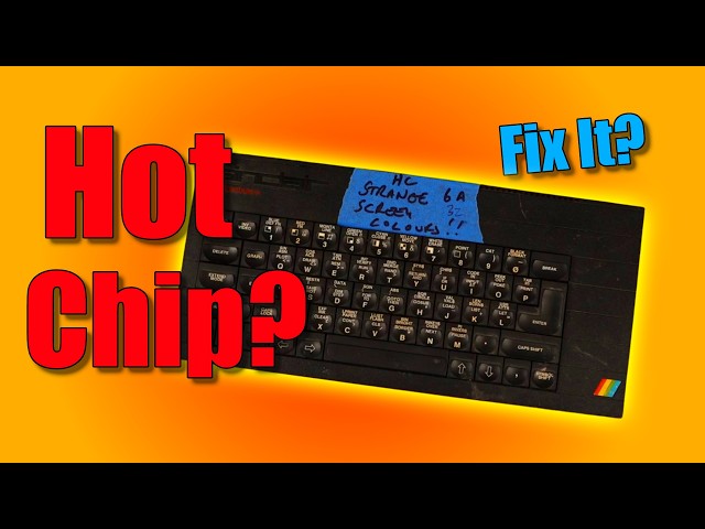 ZX Spectrum 48k Hot Chip Memory Fail