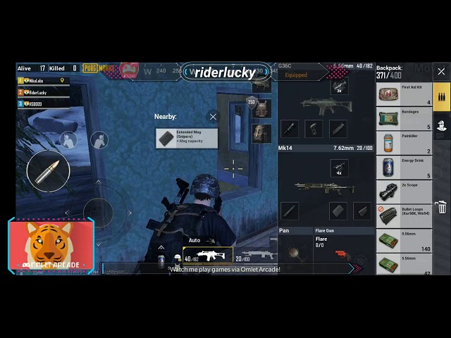 Watch me stream PUBG MOBILE on Omlet Arcade! ft Rider Lucky