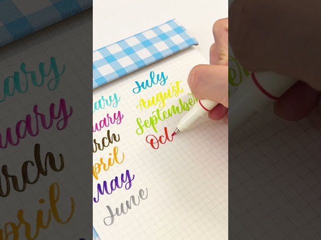 Every journal lover needs these! ❤️  | WRITECH Brush Tip Marker Pens