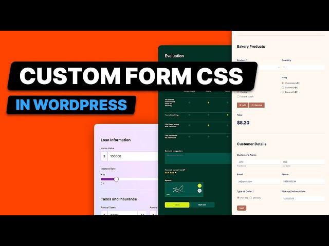 How to Add Custom CSS to Your WordPress Forms