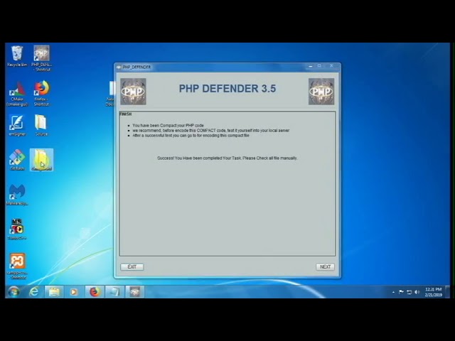How to compile your Php code by Phpdefender