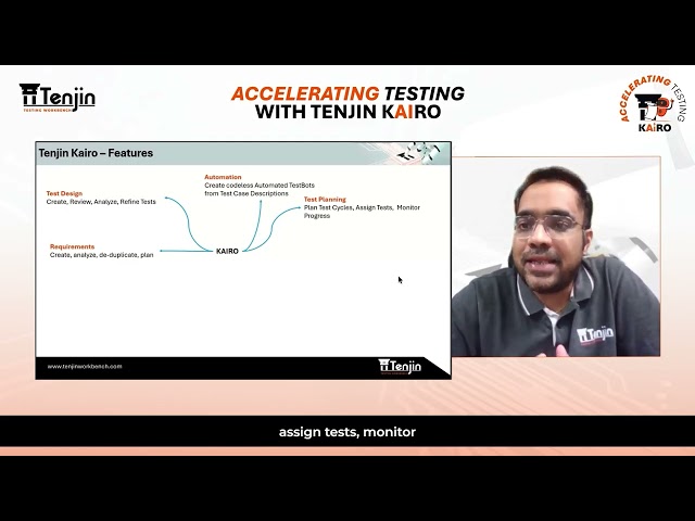 AI in Software Testing: Tenjin Kairo Live Demo | Accelerating QA & Test Design