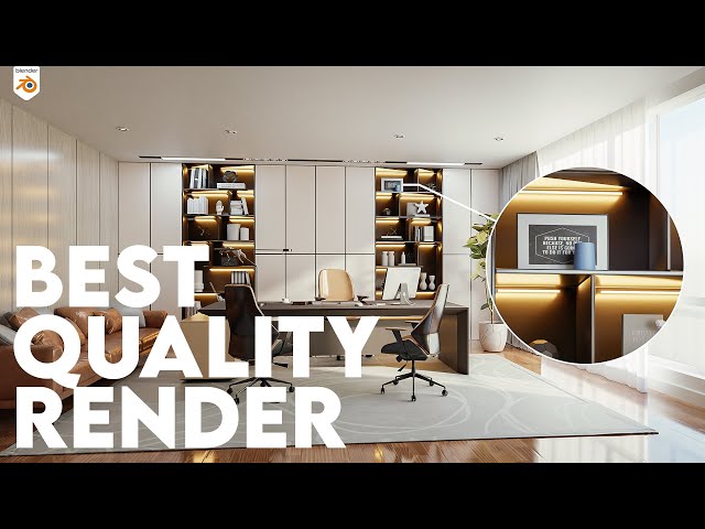 How to Render Best Quality Images in Blender — Fast!