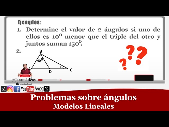 Problemas BASICOS sobre Ángulos que Debes Saber Resolver